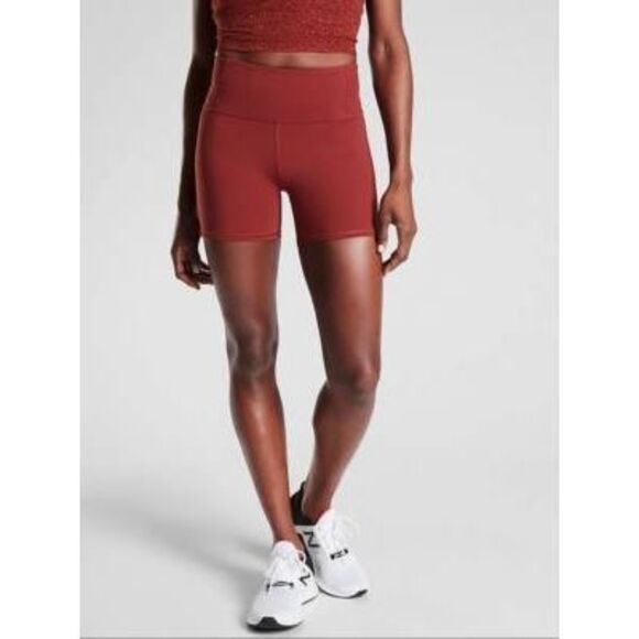 Athleta Lightning Bike Short 5" Supersonic Run |  Russet Brown - Picture 1 of 7